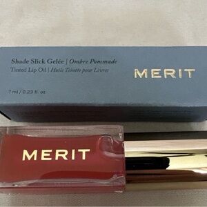 MERIT Shade Slick Gelee Tinted Lip Oil - Red